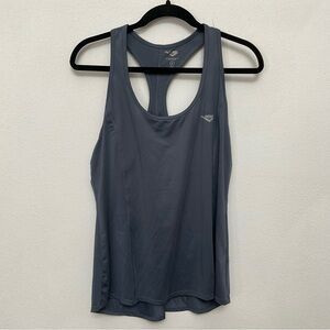 Pony Grey Quick Dry Razorback Workout Tank Top Size L Athletic Gym Lightweight